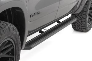 Ram 1500 TRX Running Boards - Rough Country - Bluetooth-Controlled - Multi-Color LED - '21-'24
